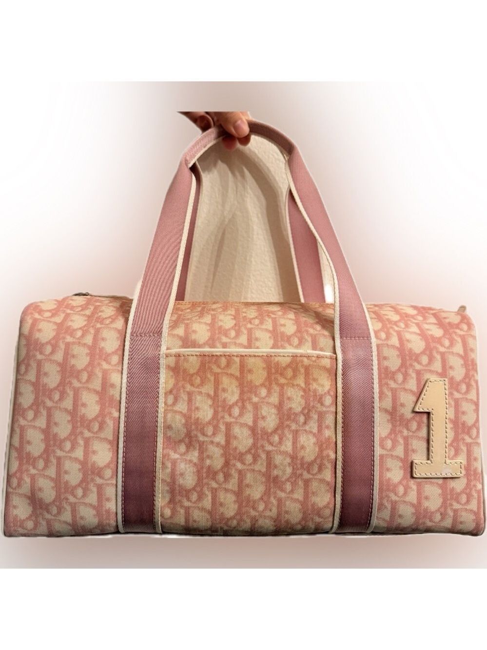 Dior Pink Trotter Bag - EUC